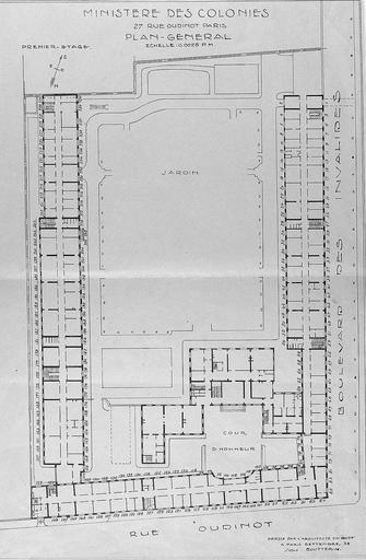 Plan du 1er étage