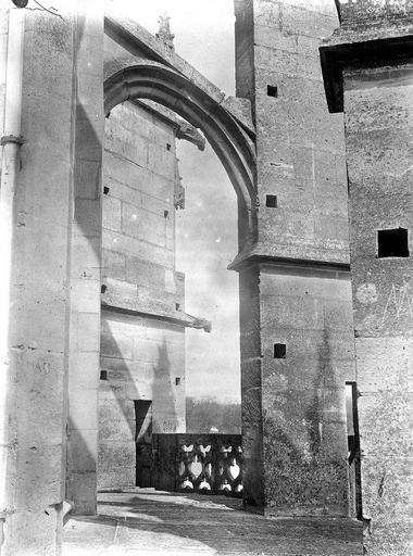 Arc-boutant et balustrade du croisillon sud