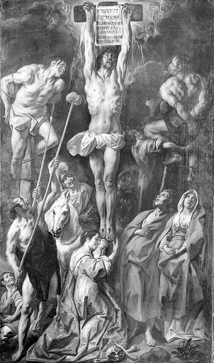 Crucifixion, peinture sur toile