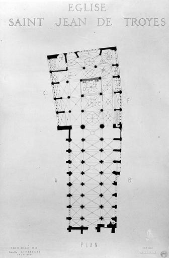 Plan par Leprévost en 1946