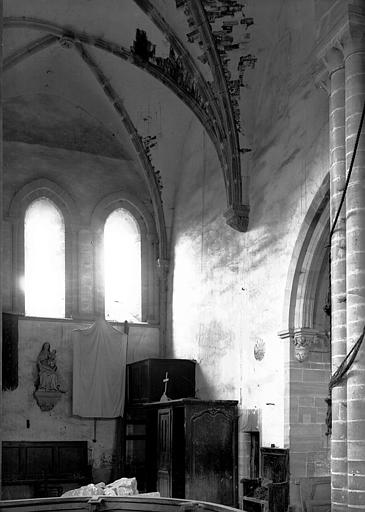 Vue intérieure du transept sud