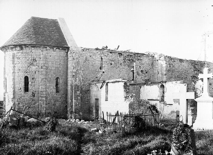 Façade latérale nord, côté abside