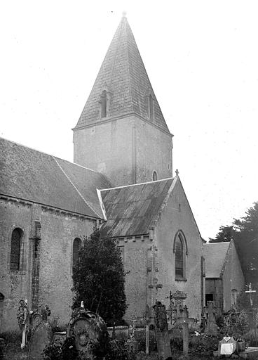 Clocher et transept sud