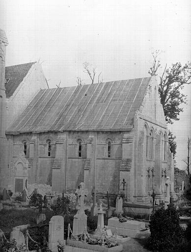 Façade sud : chevet