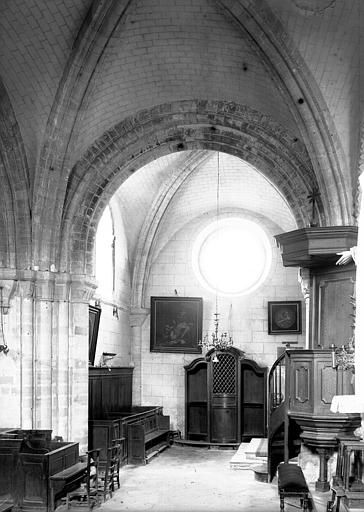 Vue intérieure du transept nord