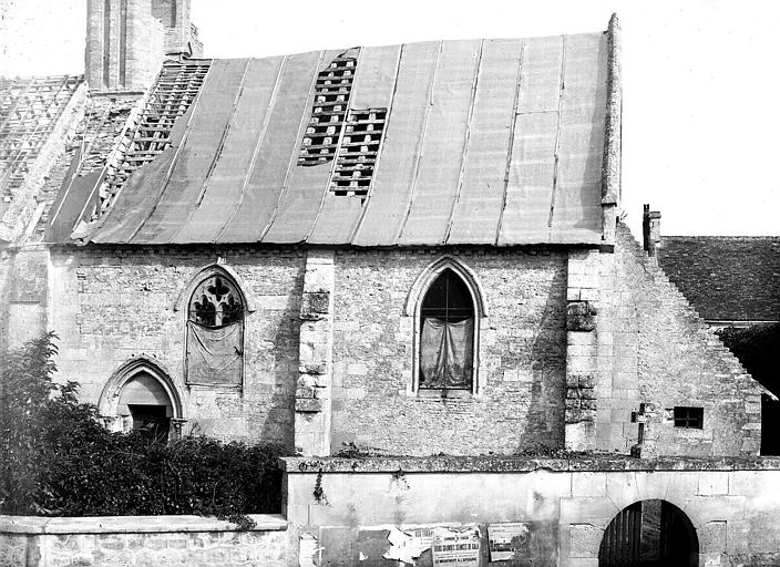 Toitures du choeur, côté sud