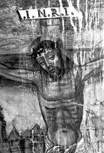 Peinture murale de la voûte, numéro 20 : détail du Christ