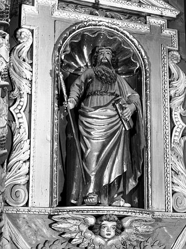 Statuette du retable, niche de gauche