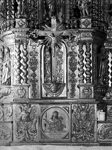 Retable : tabernacle