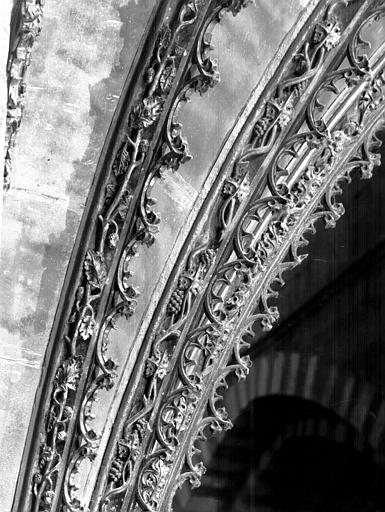 Grand orgue, arêtes du culot