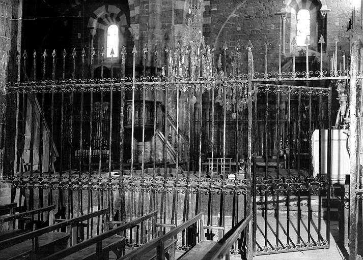 Grille du choeur en fer forgé - © Ministère de la Culture (France), Médiathèque du patrimoine et de la photographie, diffusion RMN-GP