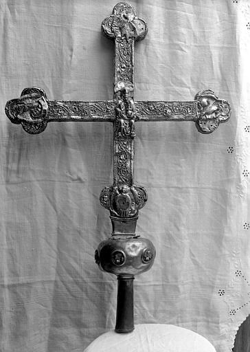 Croix processionnelle, revers