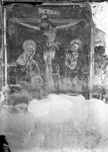 Peinture murale, numéro 1 : crucifixion