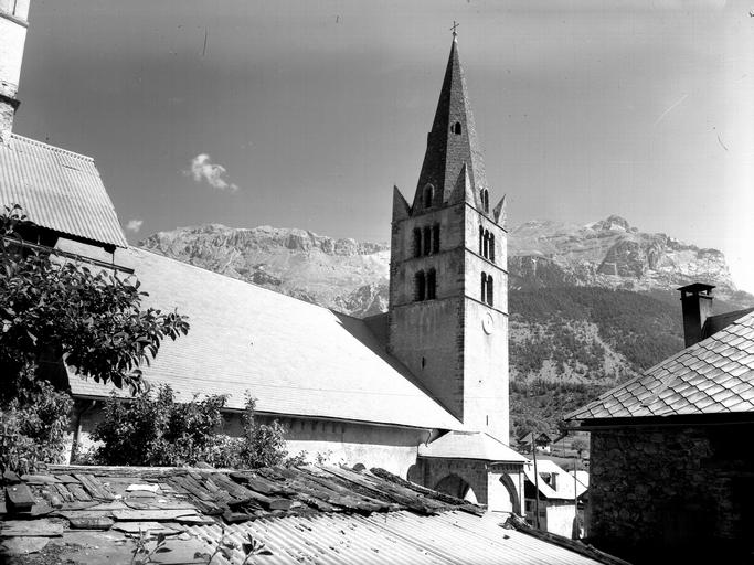 Toitures et clocher, sud