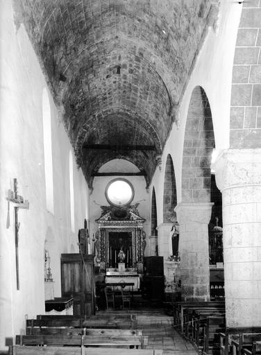 Intérieur, collatéral nord, vu vers le choeur