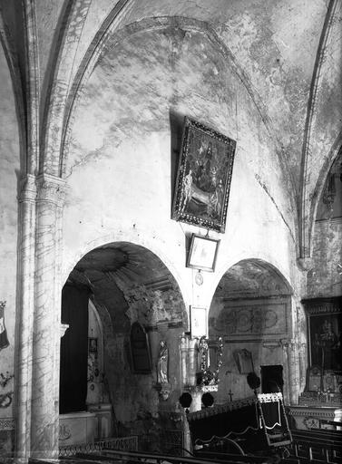 Intérieur, chapelles latérales nord