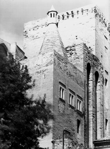 Extérieur, façade est, cheminée de la cuisine de Clément VI