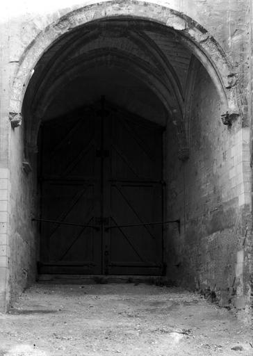 Porche d'entrée nord-ouest, vue intérieure