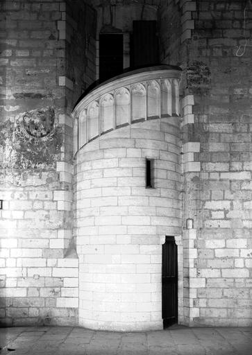 Salle de la grande audience, escalier spirale