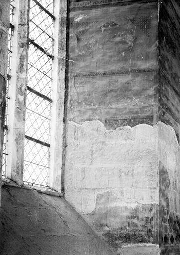 Chapelle Saint-Martial, fenêtre 2, ensemble de la partie inférieure droite