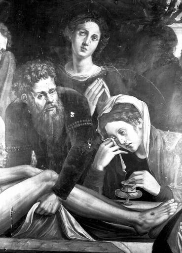 Mise au tombeau, tableau, groupe de droite - © Ministère de la Culture (France), Médiathèque du patrimoine et de la photographie, diffusion RMN-GP