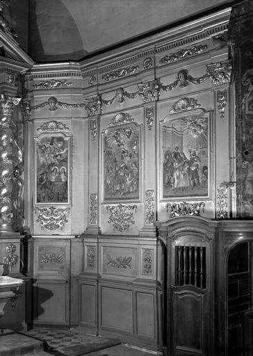 Première chapelle sud, chapelle Saint-Crépin, ensemble du côté droit