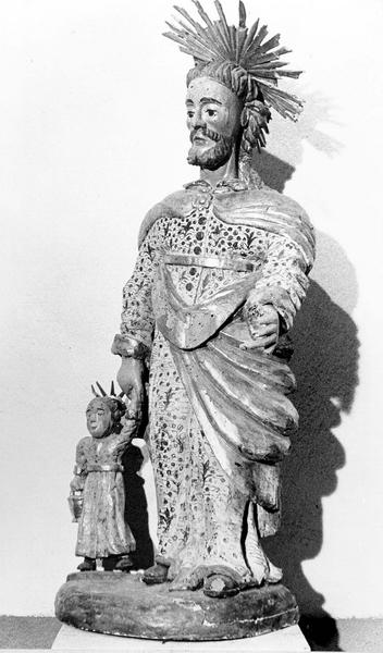 Groupe sculpté : saint Joseph et l'enfant - © Ministère de la Culture (France), Médiathèque du patrimoine et de la photographie, diffusion RMN-GP
