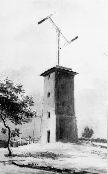 Tour du télégraphe Chappe, située au "Trou d'Enfer"