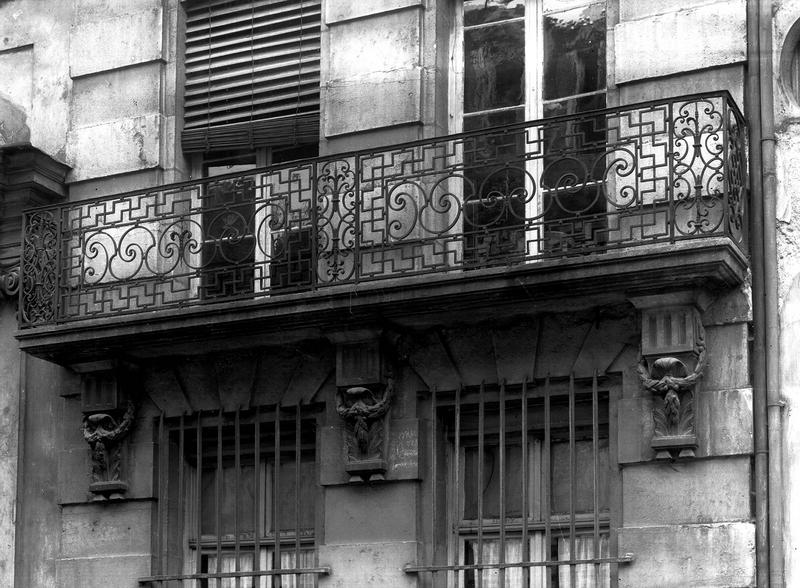 Balcon, fer forgé