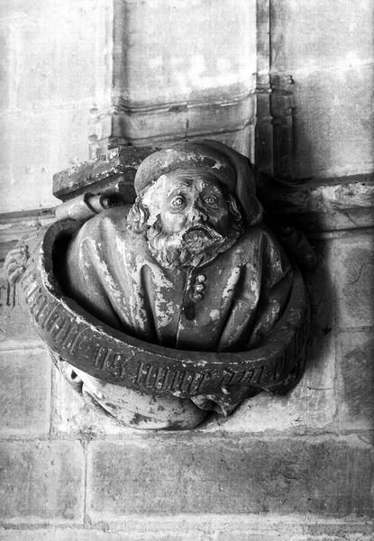 Chapelle des Bourbons, intérieur, cinquième culot côté sud