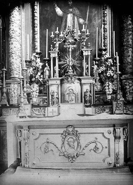 Retable du maître-autel en bois sculpté - © Ministère de la Culture (France), Médiathèque du patrimoine et de la photographie, diffusion RMN-GP