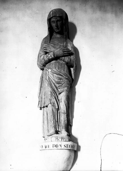 Statue : Vierge dite Notre-Dame de Bon-Secours