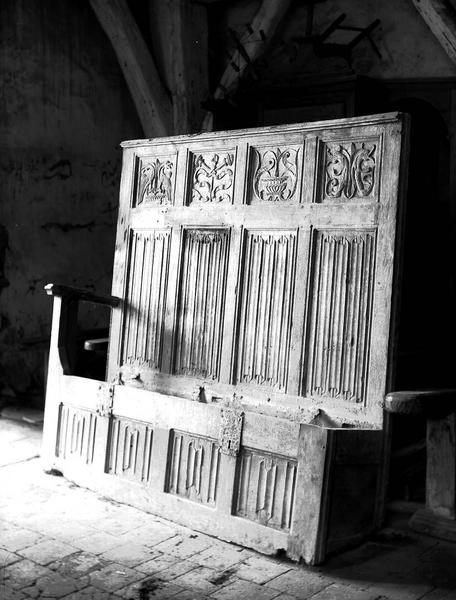 Banquette en bois sculpté - © Ministère de la Culture (France), Médiathèque du patrimoine et de la photographie, diffusion RMN-GP