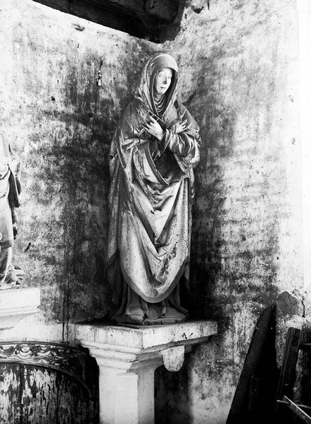 Intérieur, statue, Vierge de douleur