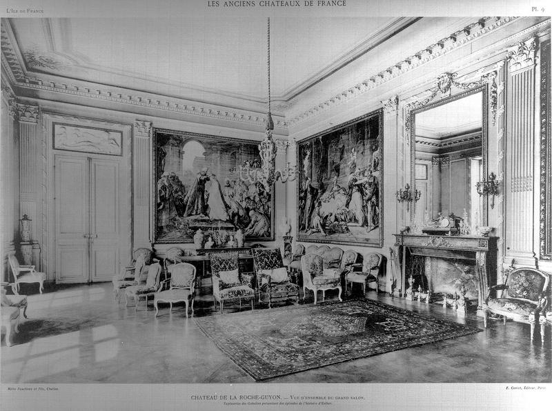 Vue intérieure du grand salon avec une tapisserie des Gobelins représentant l'histoire d'Esther - © Ministère de la Culture (France), Médiathèque du patrimoine et de la photographie, diffusion RMN-GP