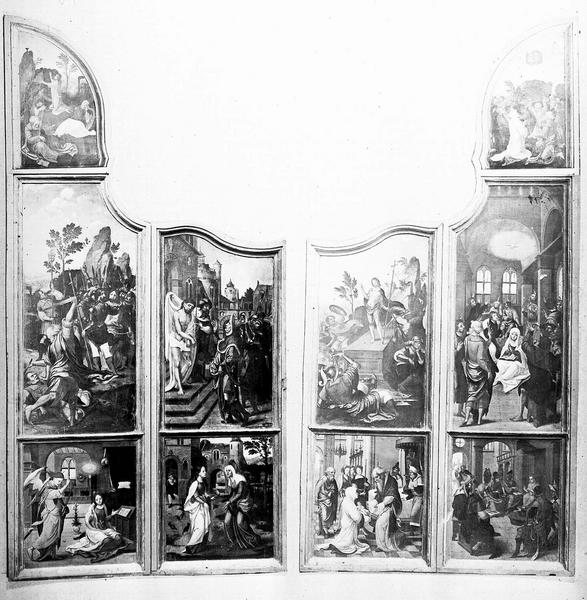 Retable du maître-autel : volets ouverts - © Ministère de la Culture (France), Médiathèque du patrimoine et de la photographie, diffusion RMN-GP