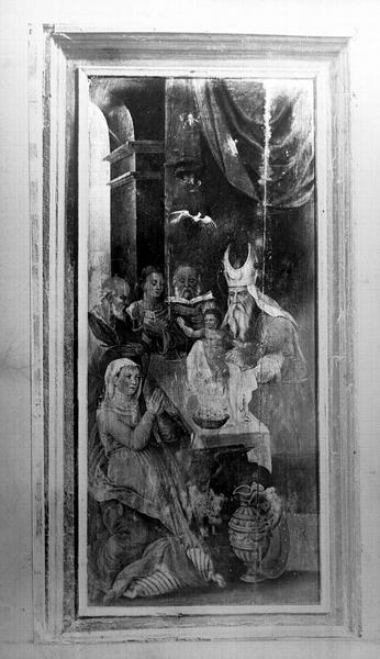 Retable de l'autel de la Vierge, panneau peint de droite : la Purification et la Circoncision - © Ministère de la Culture (France), Médiathèque du patrimoine et de la photographie, diffusion RMN-GP