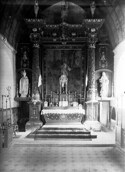 Retable du maître-autel en bois sculpté - © Ministère de la Culture (France), Médiathèque du patrimoine et de la photographie, diffusion RMN-GP