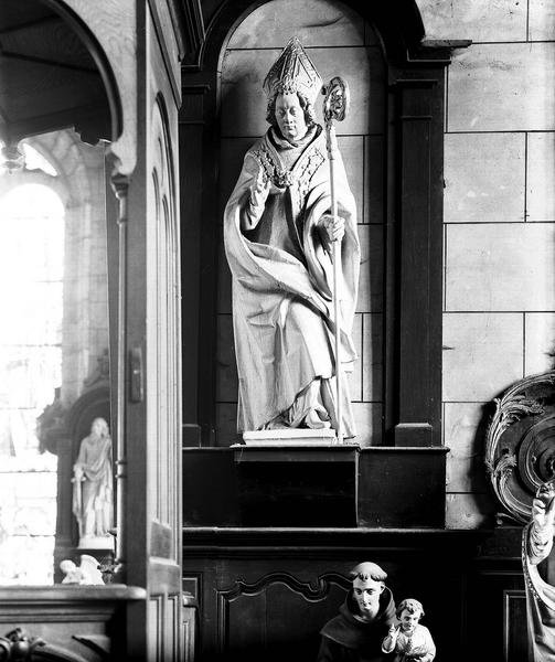 Statue en bois : saint Nicolas - © Ministère de la Culture (France), Médiathèque du patrimoine et de la photographie, diffusion RMN-GP