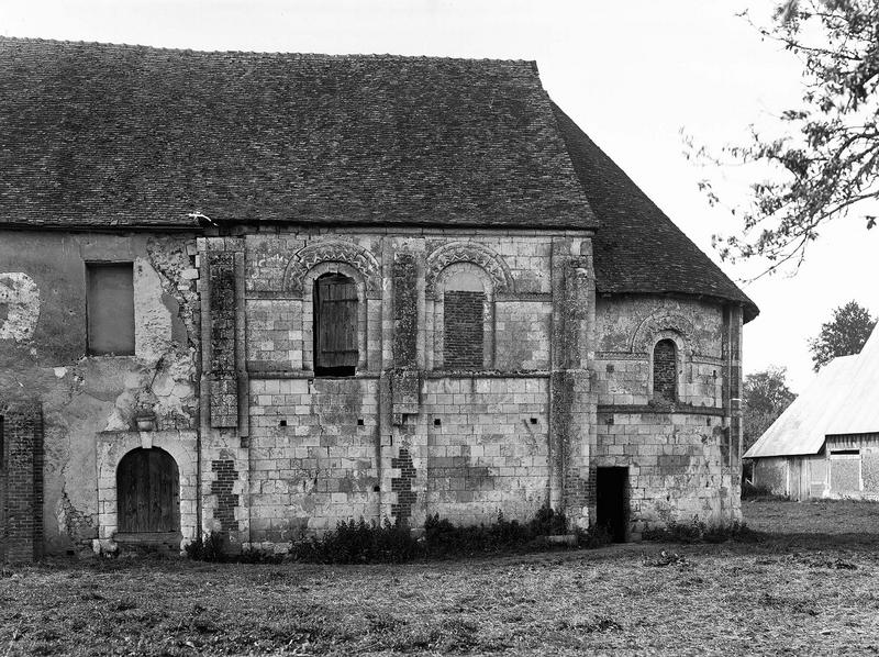 Façade sud : choeur et abside