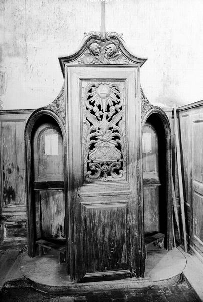 Confessionnal en bois sculpté - © Ministère de la Culture (France), Médiathèque du patrimoine et de la photographie, diffusion RMN-GP