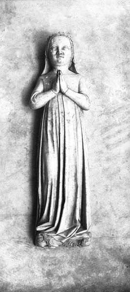 Statue de gisant : Blanche de France, fille de saint Louis, inhumée dans l'église des Cordeliers à Paris