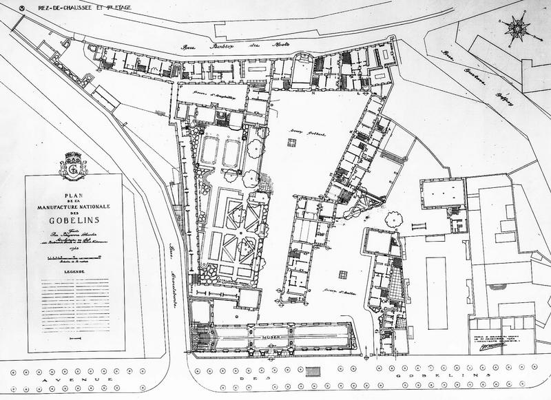 Plan du rez-de-chaussée et du premier étage