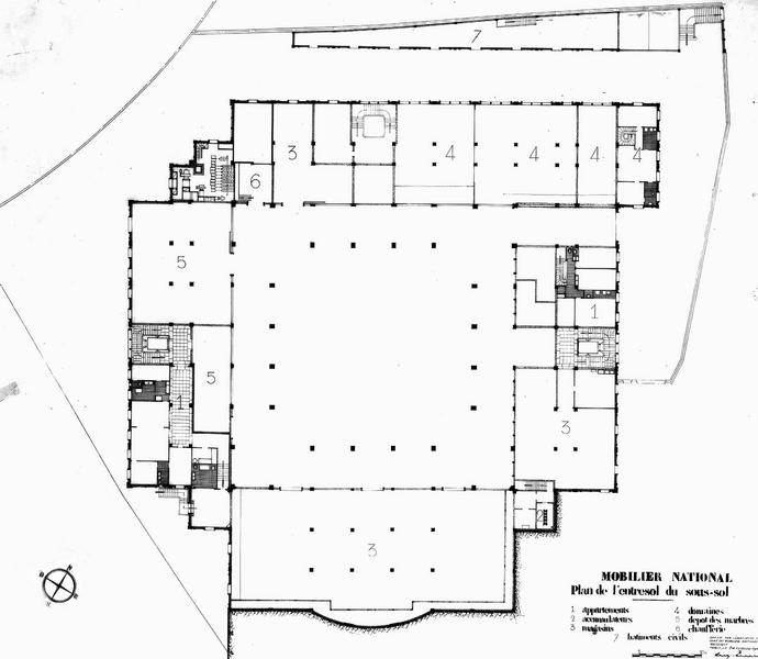 Plan de l'entresol du sous-sol