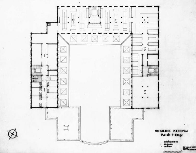 Plan du premier étage