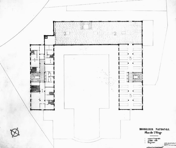 Plan du deuxième étage