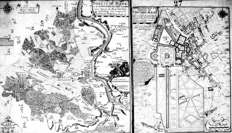 Plan du château et de ses environs