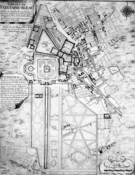 Plan du château et de ses environs