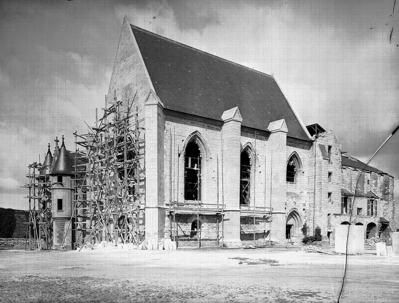 Chapelle : partie latérale refaite