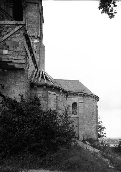 Abside côté sud : charpente du cul-de-four de l'absidiole